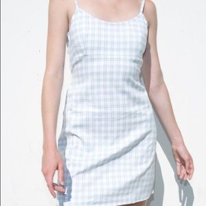 NEVER WORN plaid brandy melville dress
